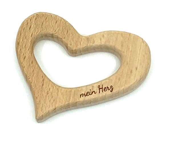 Holzherz Buche 7x6cm mein Herz