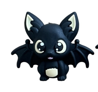 Motivperle 3D Fledermaus schwarz