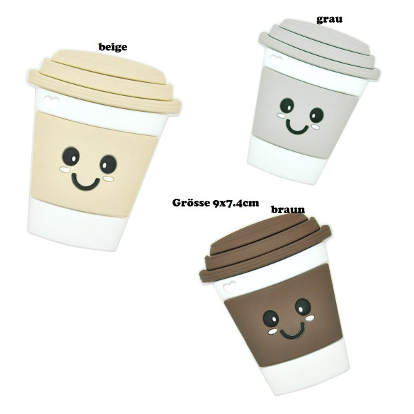 Anhänger mehrfarbig Kaffeebecher