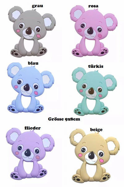 Anhänger mehrfarbig Koala in 6 Farben