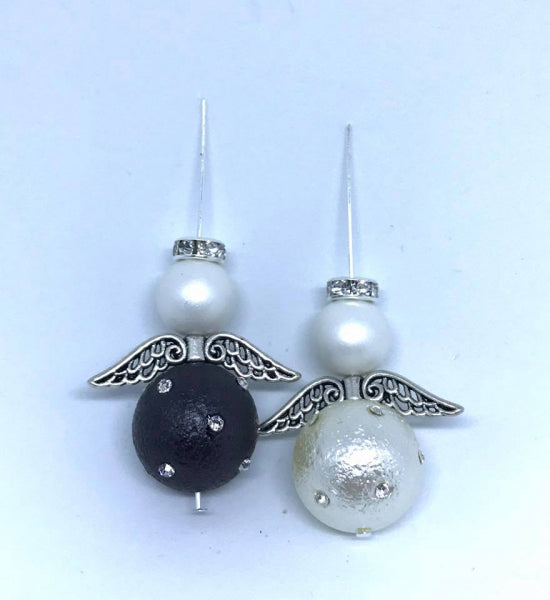 15 Traum Delux Engeli schwarz weiss