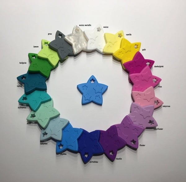 Anhänger Stern Stella (babyblau und babyrosa ausverkauft)