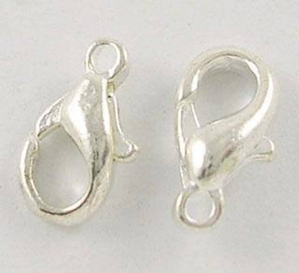 10 Karabinerverschlüsse 14x8mm