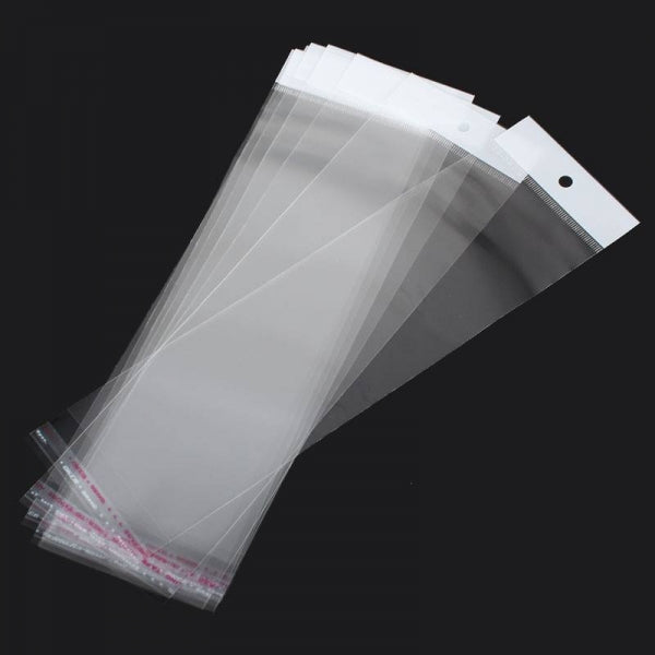 200 Verpackungsbeutel ideal für Nuggiketten 26.5x6cm