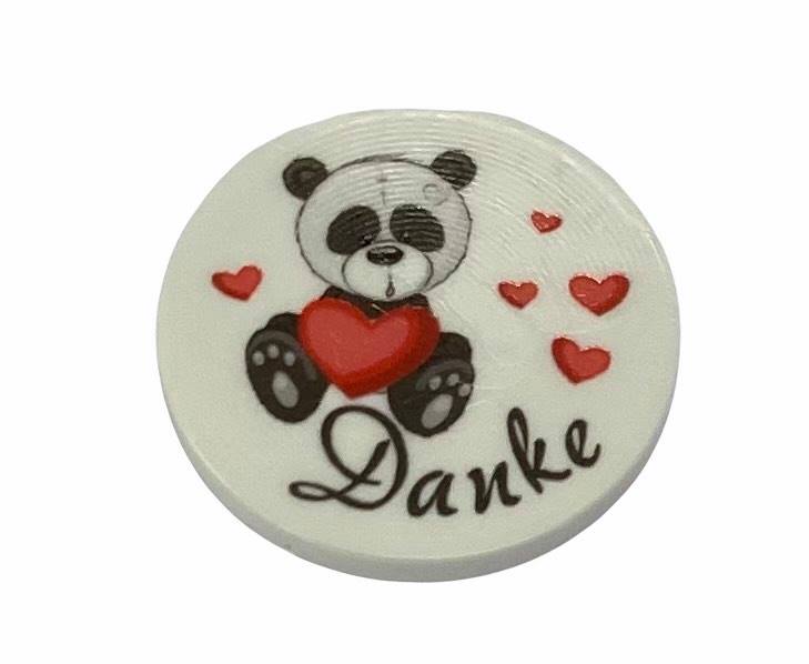 Wägelichips Panda Danke