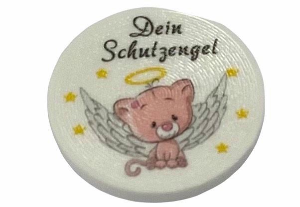 Wägelichips Schutzengel Katze rosa
