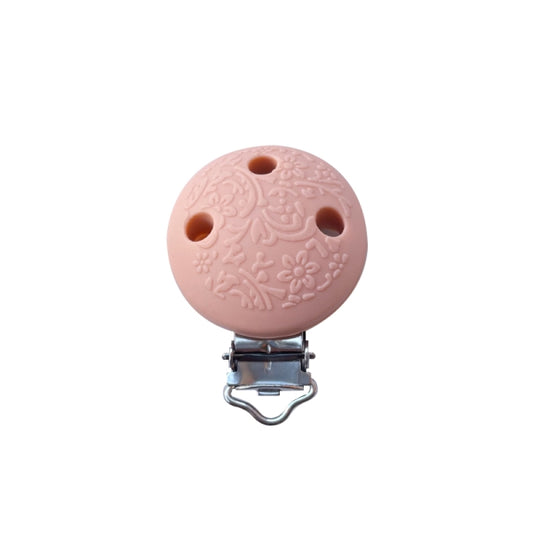 Clip aus Silikon mit simpley perfect mit Blumenmuster