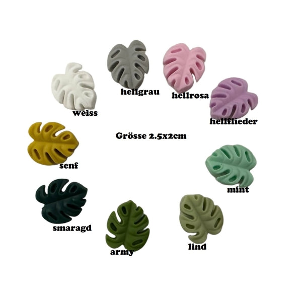 Silikon Monstera Blatt