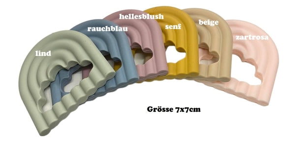 Anhänger mehrfarbig Regenbogen naturfarben simpley perfect