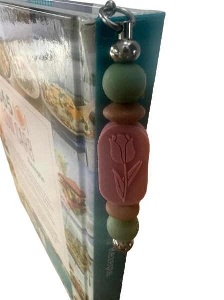 Buchzeichen Feder gold