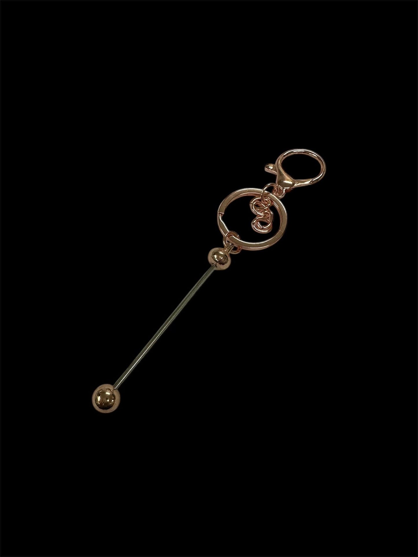 Beperlbarer Schlüsselanhänger rosegold