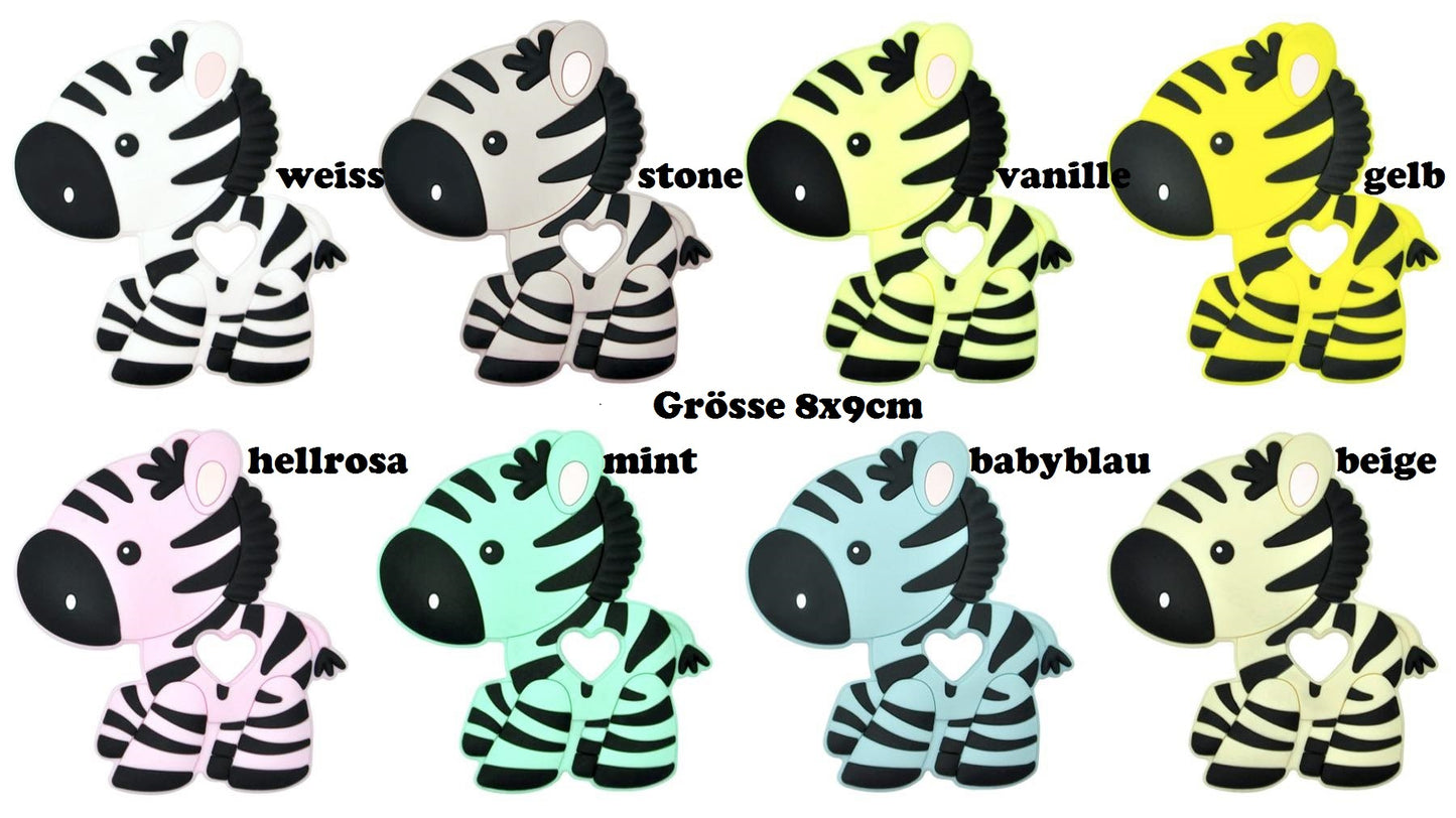 Anhänger mehrfarbig Zebra