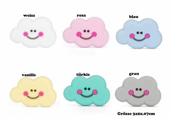 Motivperle lachende Wolke