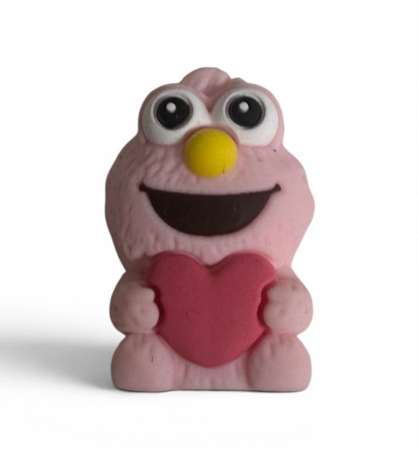 Motivperle 3D Silikon Krümelmonster rosa