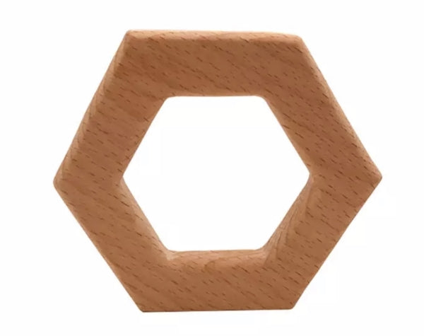 Naturholz 6eck Buche 7x8cm