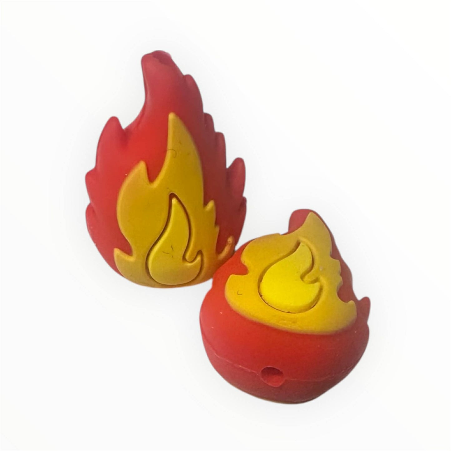 Motivperle 3D Feuer Flamme