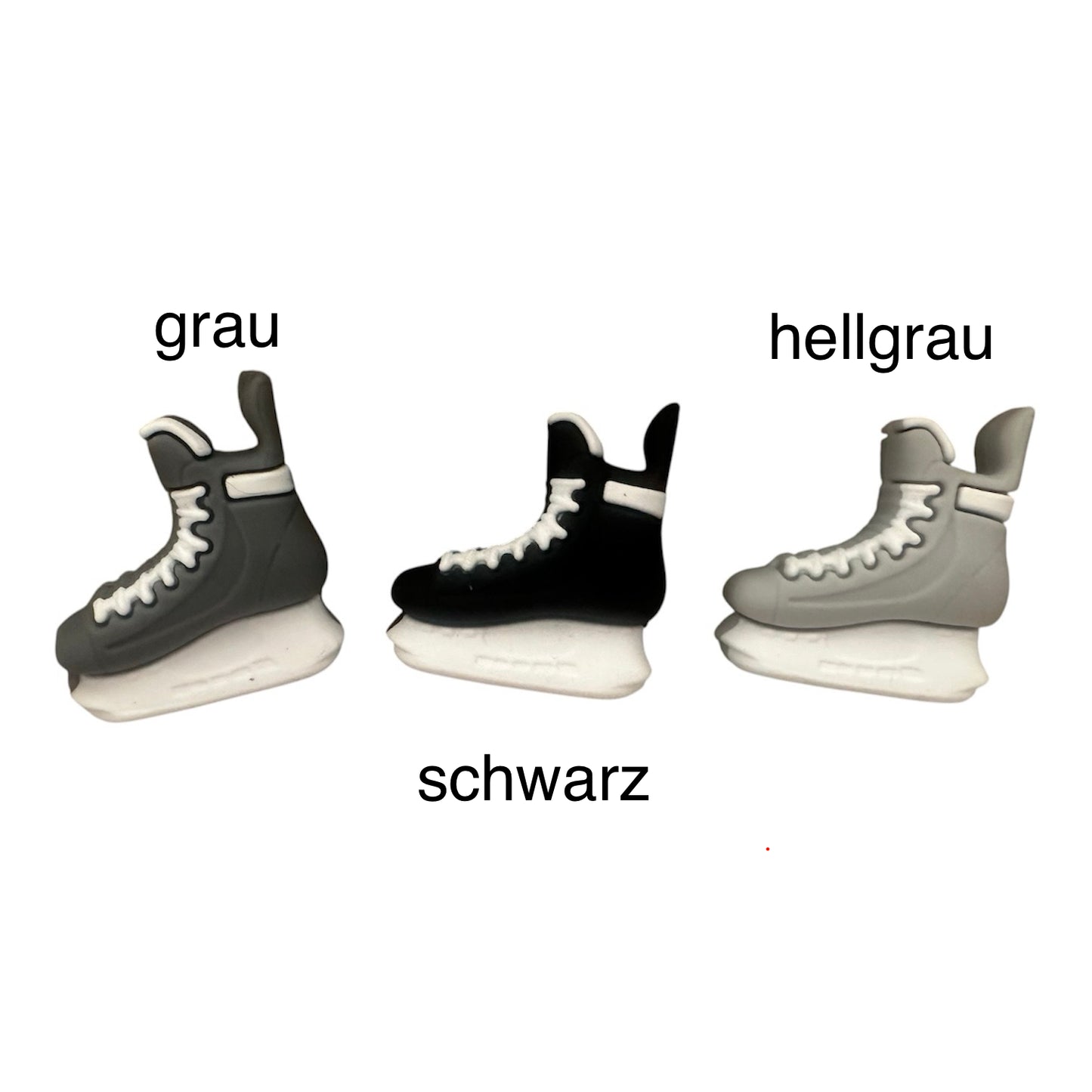 3D Motivperle Hockey Schlittschuh