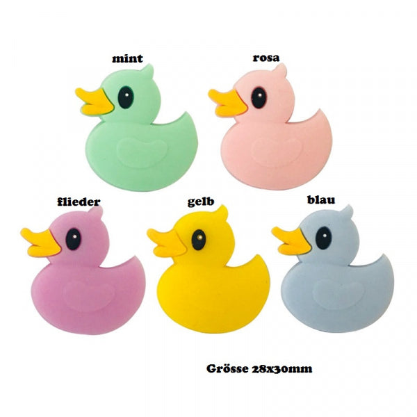 Motivperle Quitscheentchen Ente