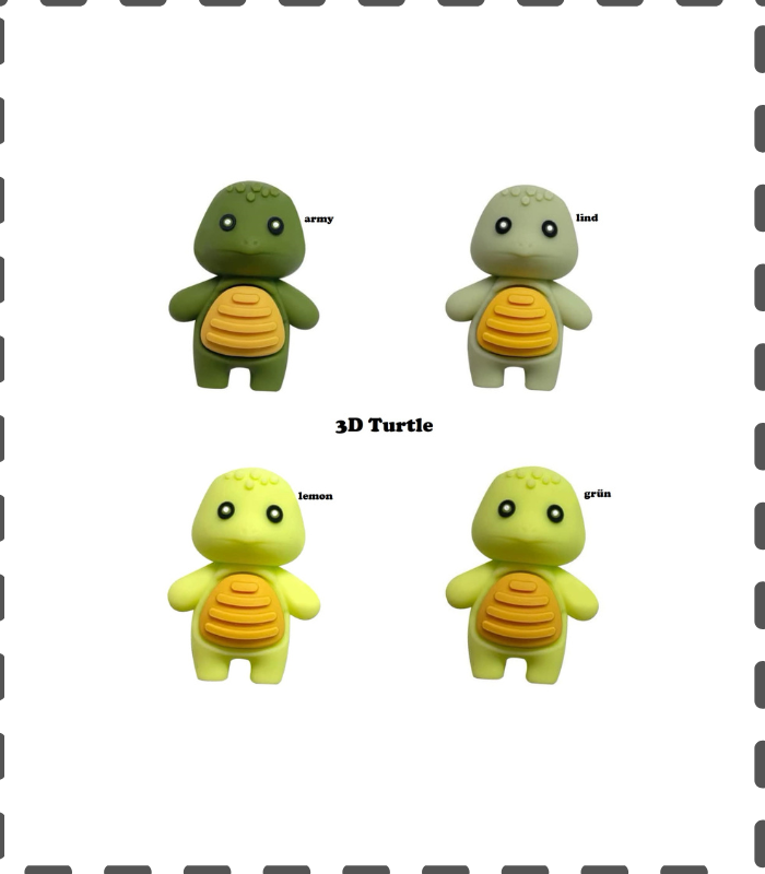 3D Motivperle Schildi Schildkröte