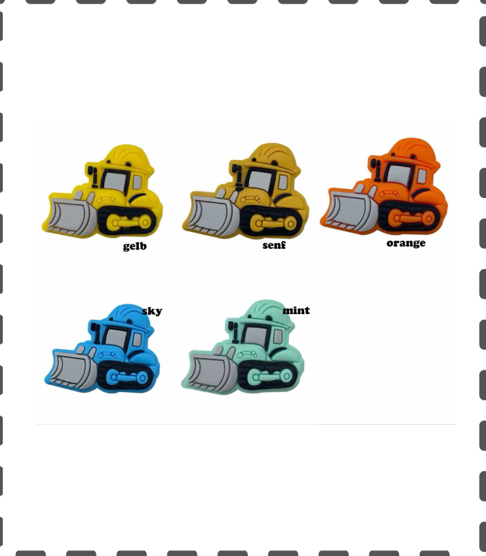 Motivperle Bagger, Bully, Baumaschine