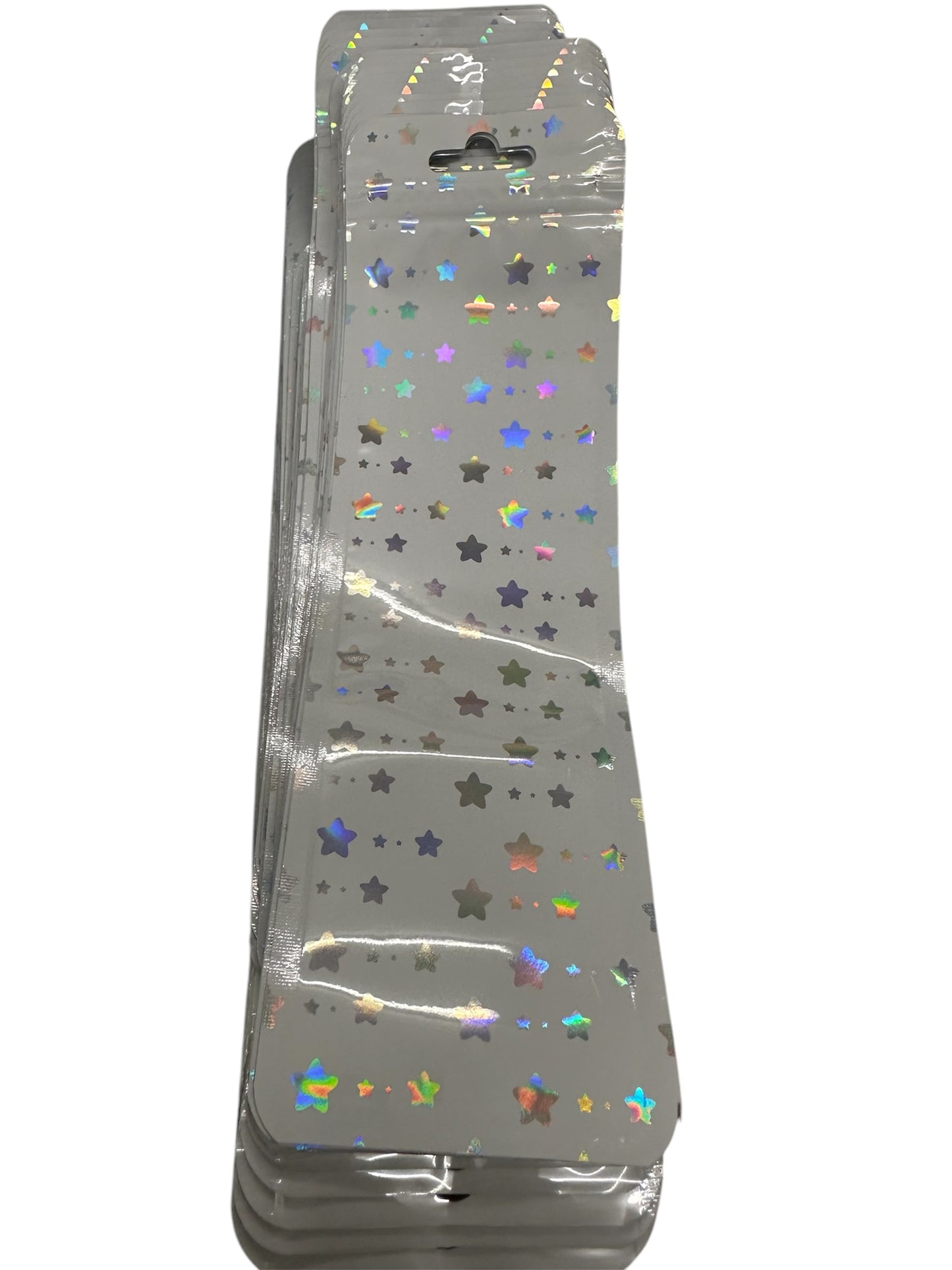 10 Kugelschreiberverpackungsbeutel Stern weiss