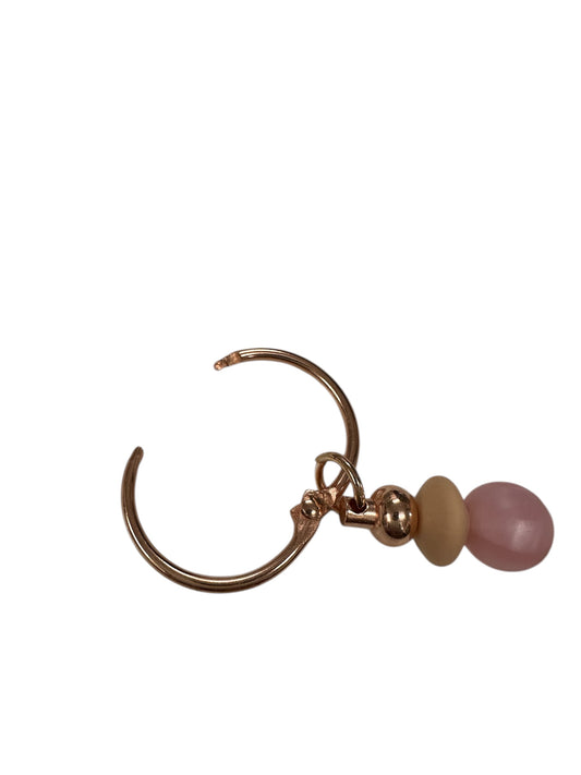 Beperlbarer Schlüsselanhänger Rose Gold mit Clickverschluss