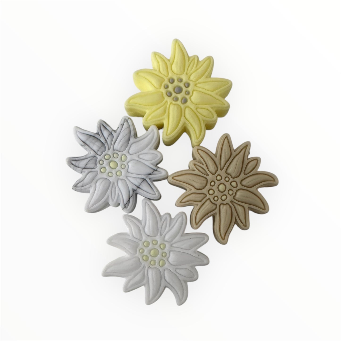 Motivperle Edelweiss Edelweissperle (neue Farben!)