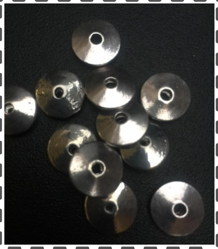 10 Ufo Zwischenperlen 11.5x5mm