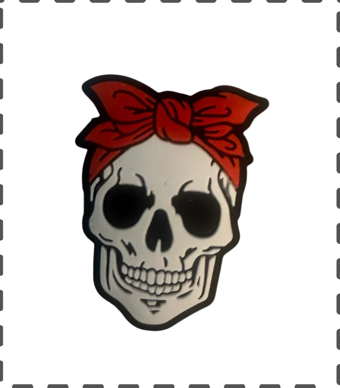 Motivperle Skull Lady