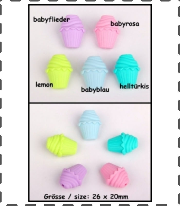 Silikon Cupcake Perle