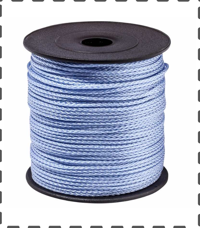Fädelschnur 100 Meter PP Schnur 1,5mm flieder
