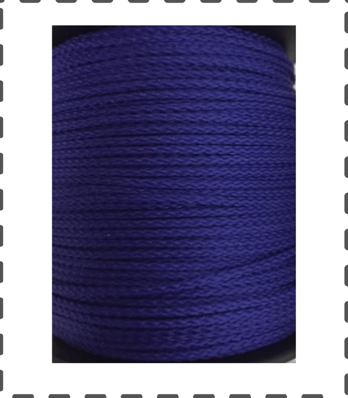 Fädelschnur 100 Meter PP Schnur 1,5mm dunkelblau