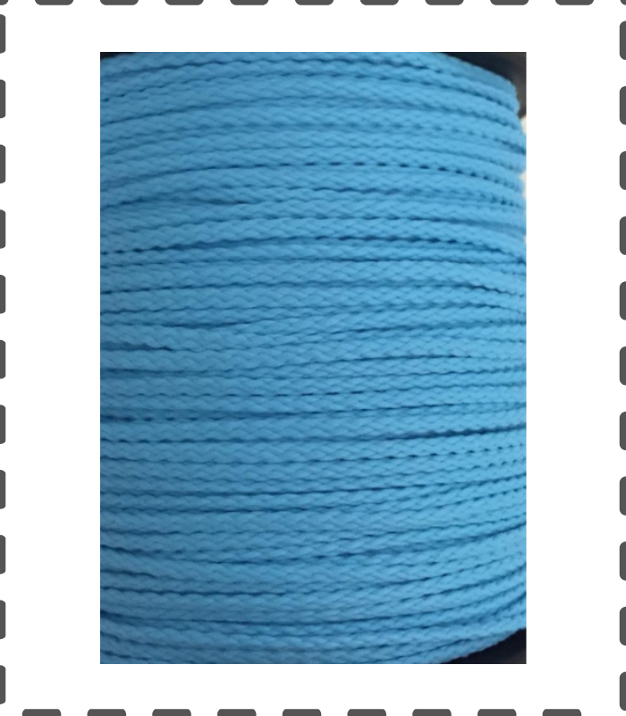 Fädelschnur 100 Meter PP Schnur 1,5mm türkisblau