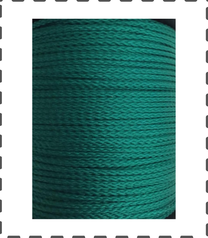 Fädelschnur 100 Meter PP Schnur 1,5mm grün