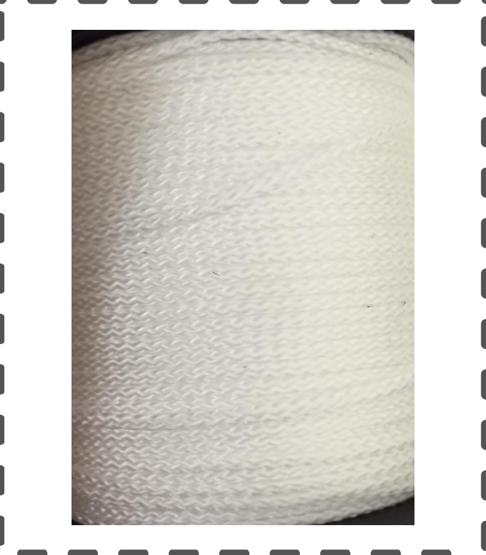 Fädelschnur 100 Meter PP Schnur 1,5mm weiss