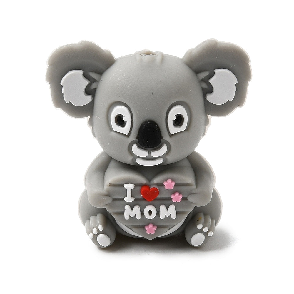 Motivperle 3D Koala I Love Mom
