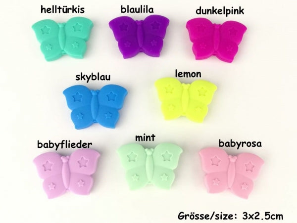 Motivperle Schmetterling gross uni