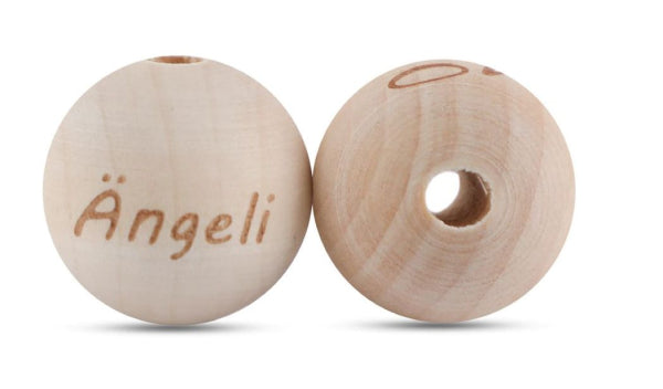 1 Perle 2cm Ahorn Ängeli