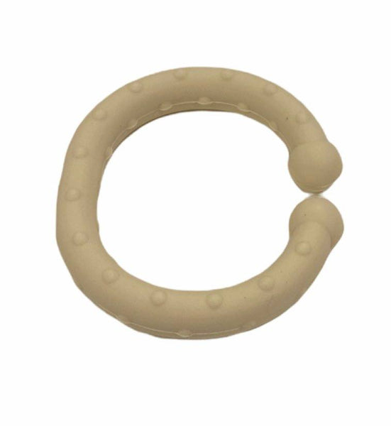 Befestigungsring aus Silikon mit Noppen beige