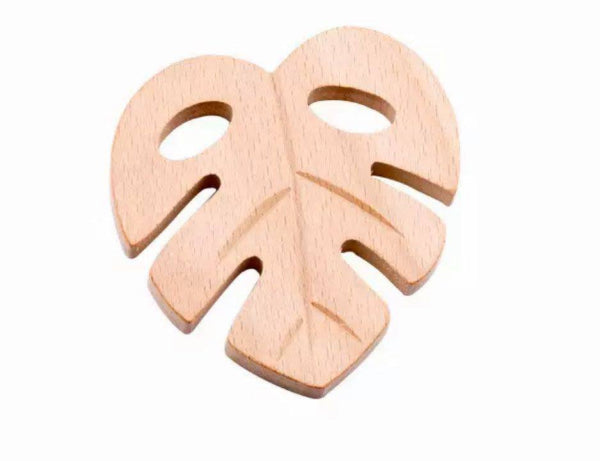Naturholz Blatt Durchmesser Buche 7x7cm