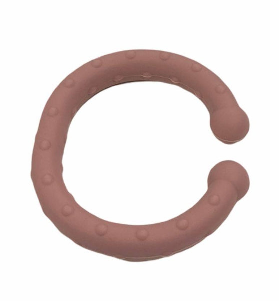 Befestigungsring aus Silikon mit Noppen blush