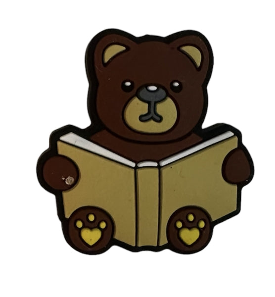 Motivperle Bär mit Buch