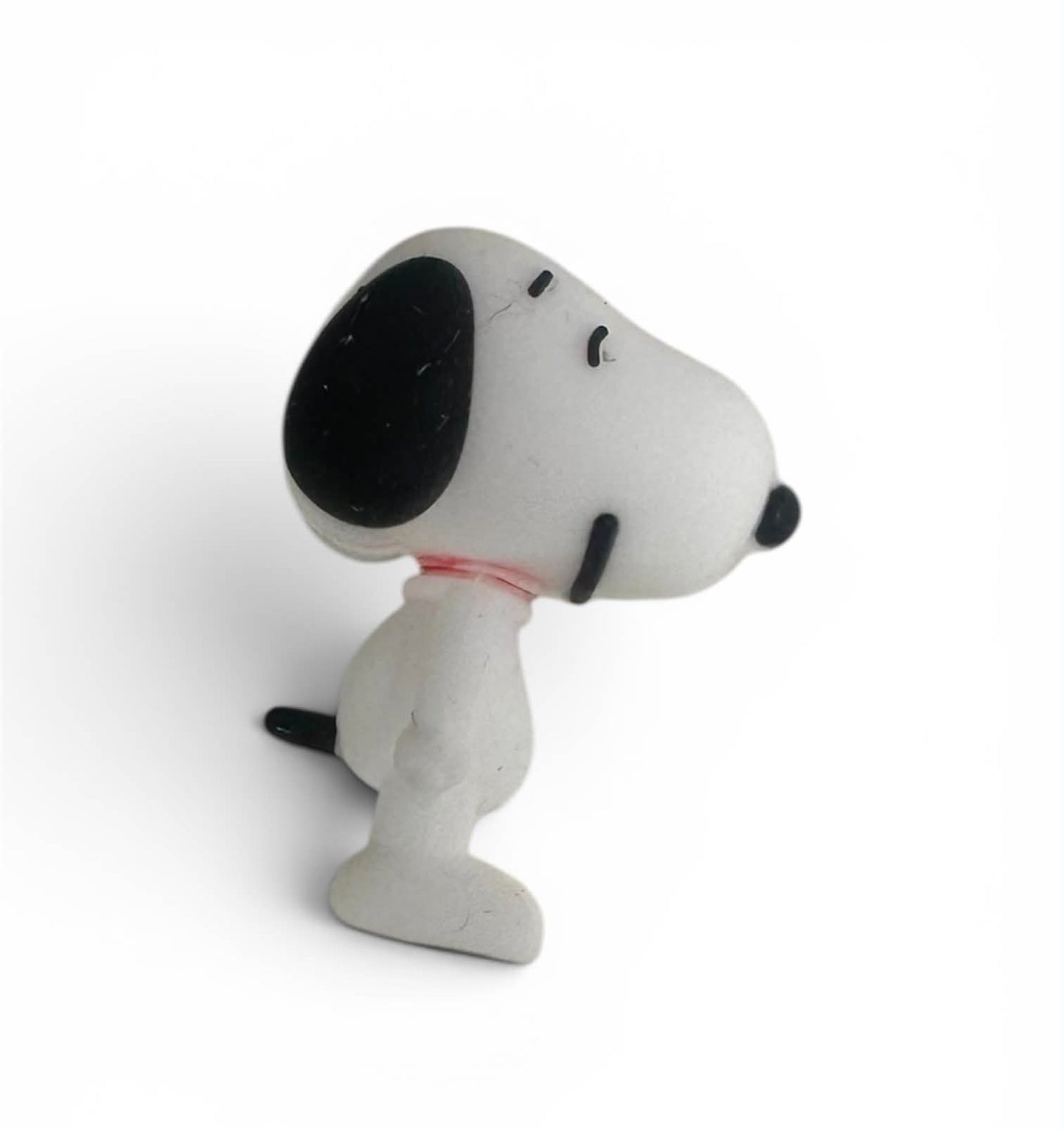 Motivperle 3D Silikon weisser Hund Snoopy