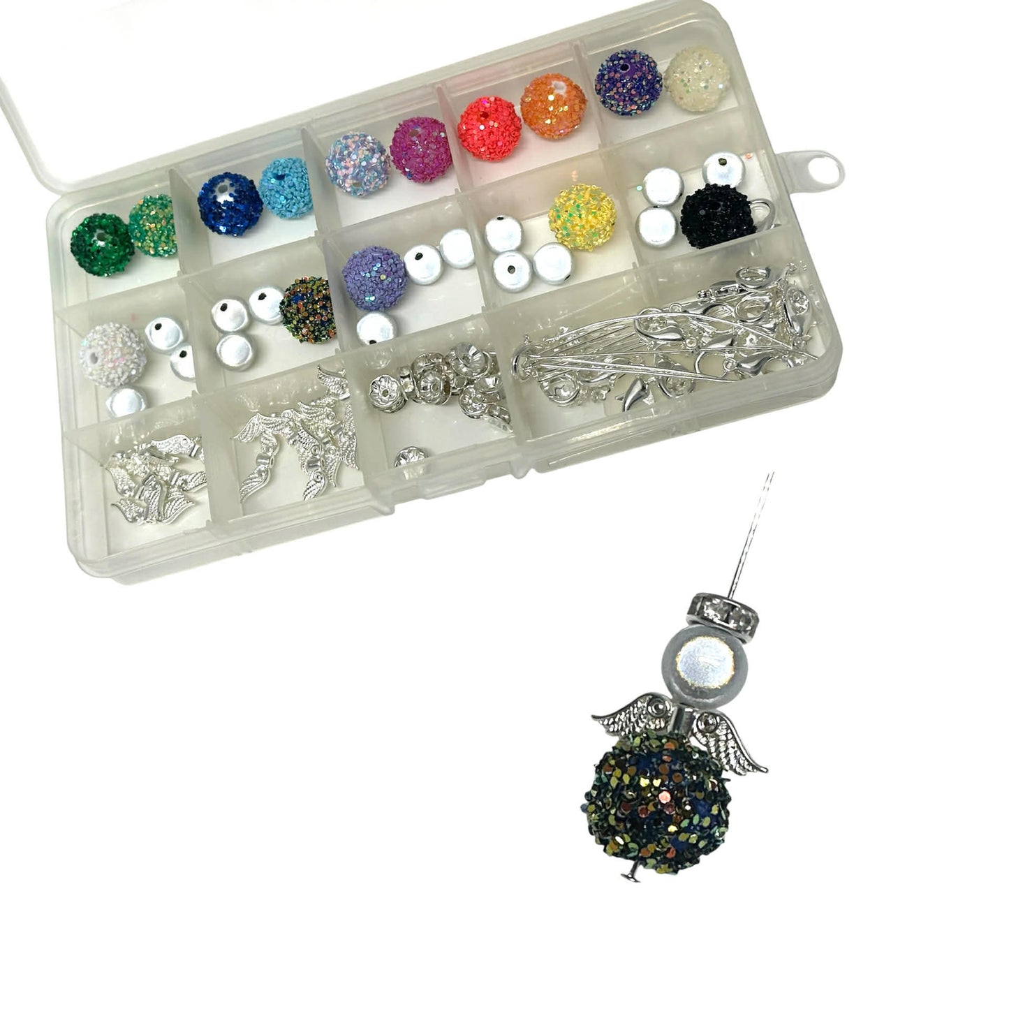 15 sparkling Engeli bunt (C9)
