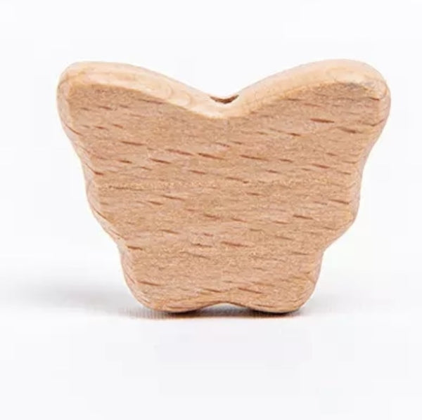 Naturholz Schmetterling aus Buche 3.5x2.5cm