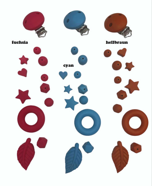 Sternperlen Steckperle freie Farbwahl (neu auch fuchsia, cyan und hellbraun und berry)