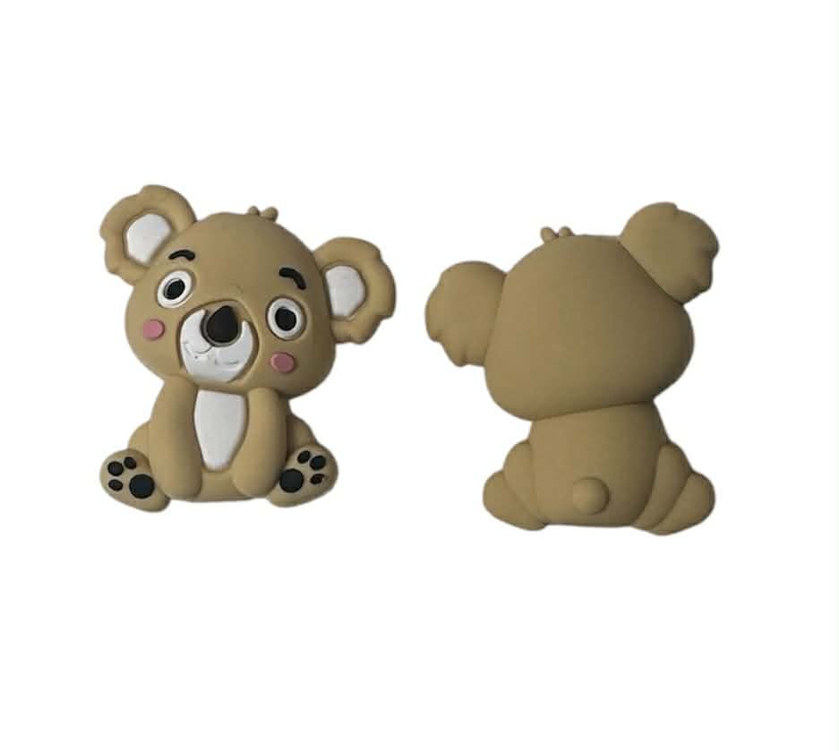 Motivperle 3D Koala beige