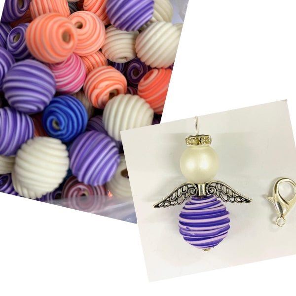 Mini Engeliset für 5 Engeli Fimo swirl