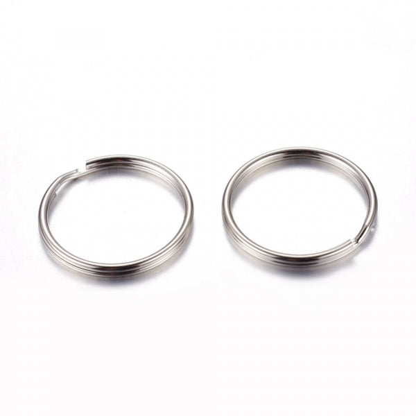 10 Schlüsselringe 25mm