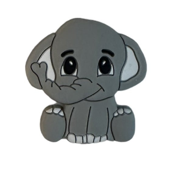 Motivperle grauer Elefant
